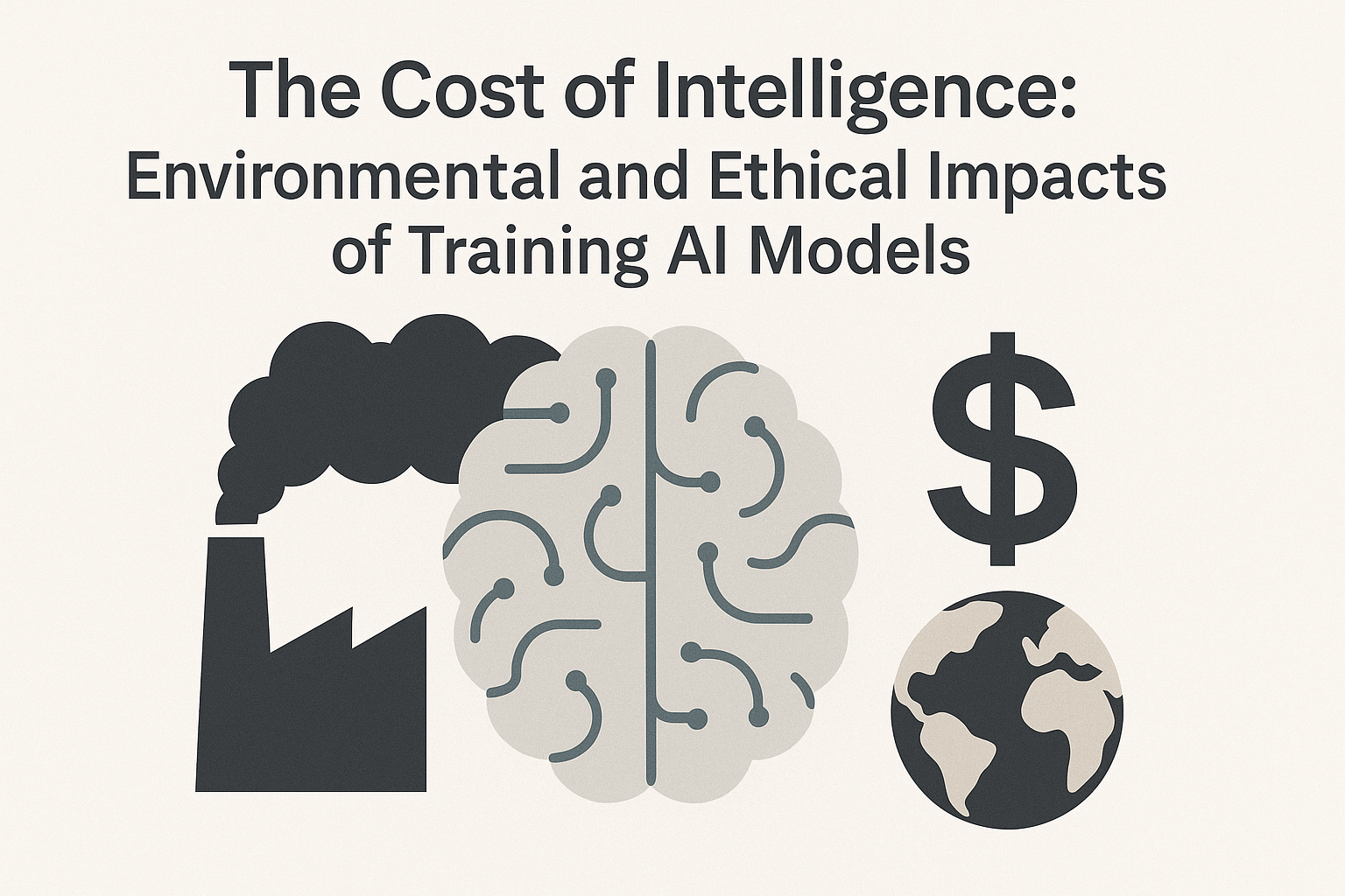 The Cost of Intelligence: Environmental and Ethical Impacts of Training AI Models
