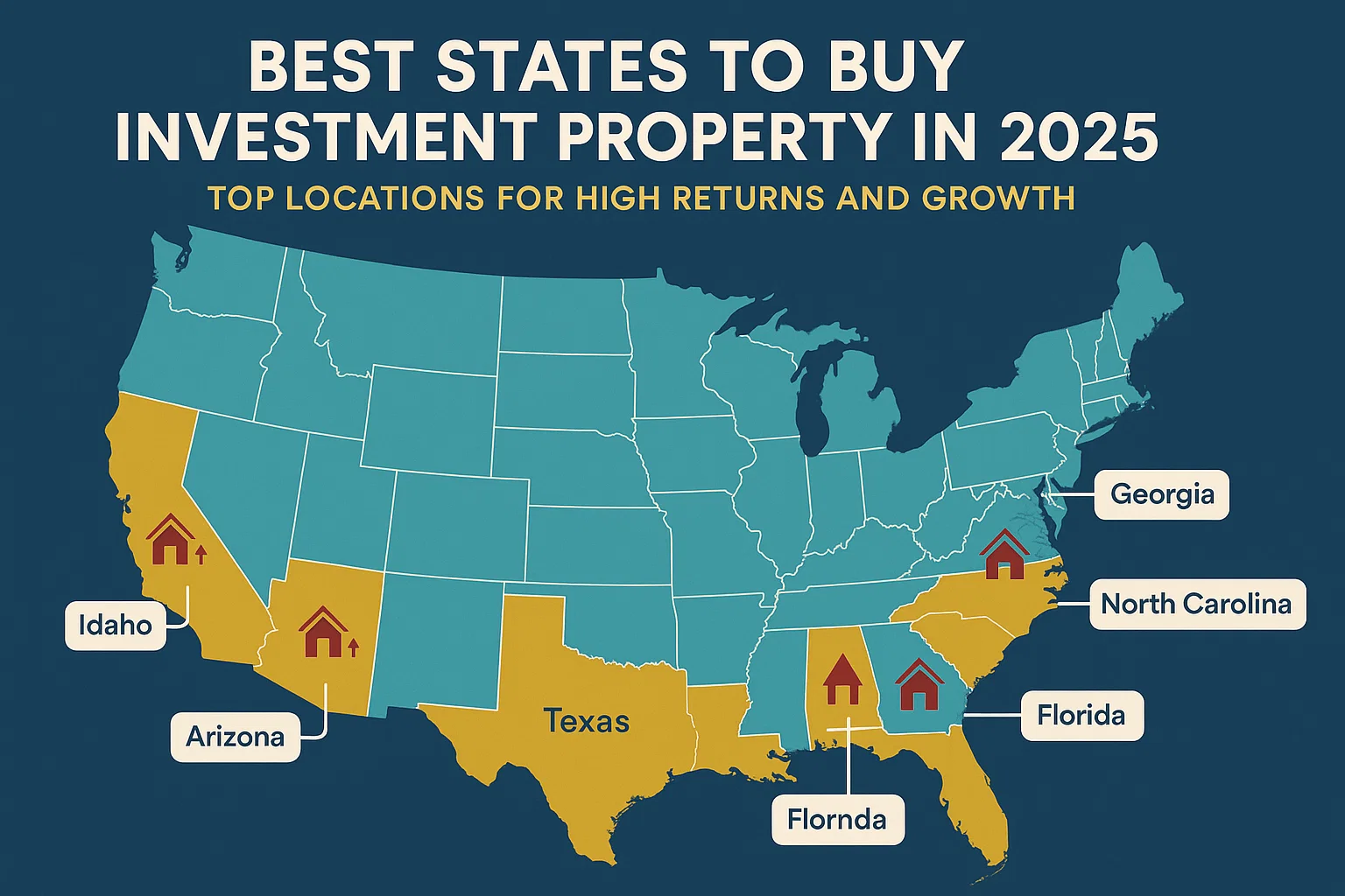 Best States to Buy Investment Property in 2025 Top Locations for High Returns and Growth