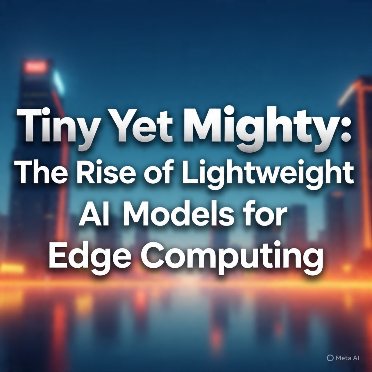 Tiny Yet Mighty: The Rise of Lightweight AI Models for Edge Computing