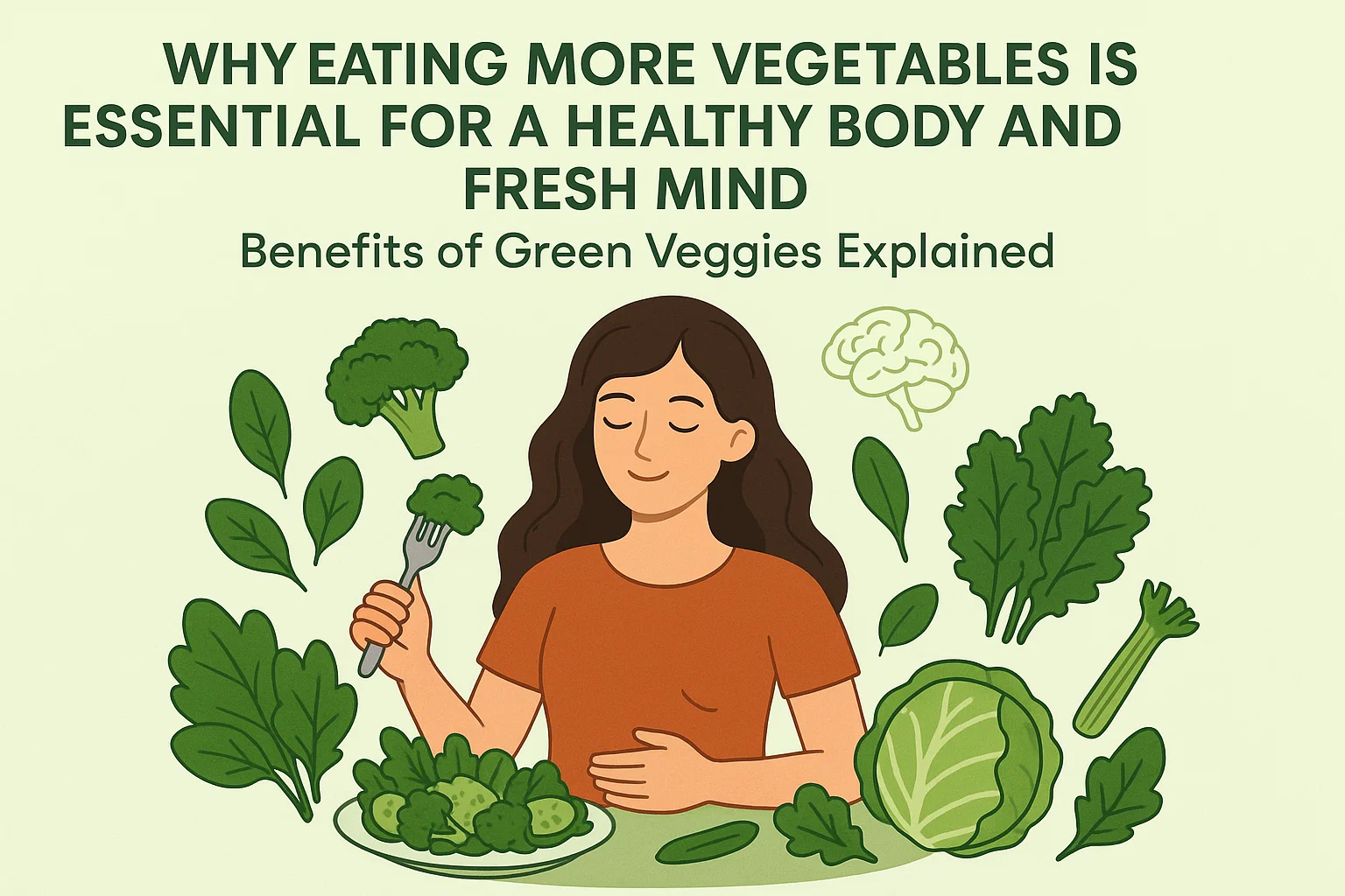 Why Eating More Vegetables Is Essential for a Healthy Body and Fresh Mind: Benefits of Green Veggies Explained